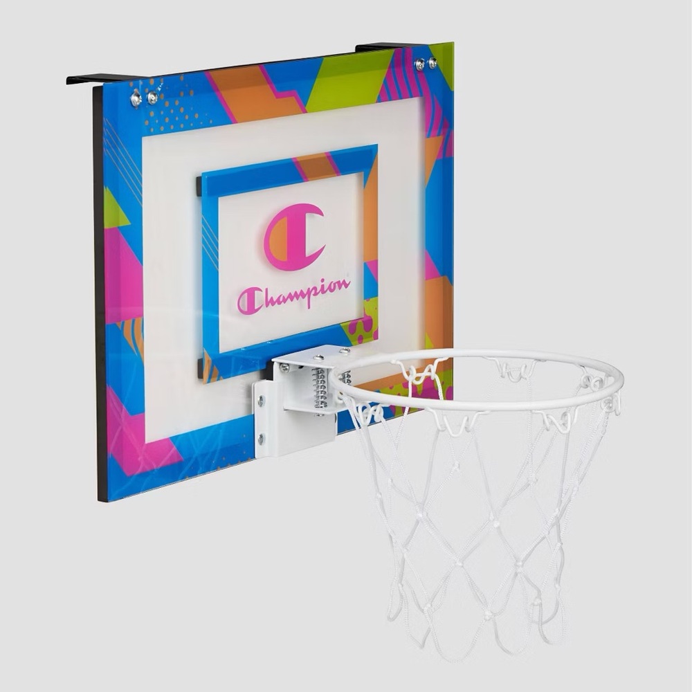 Champion Alley-Oop Mini Hoop Set - Neon - Picture 6 of 6